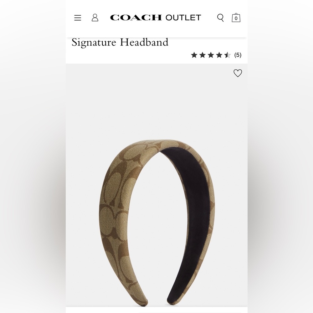 Coach headband